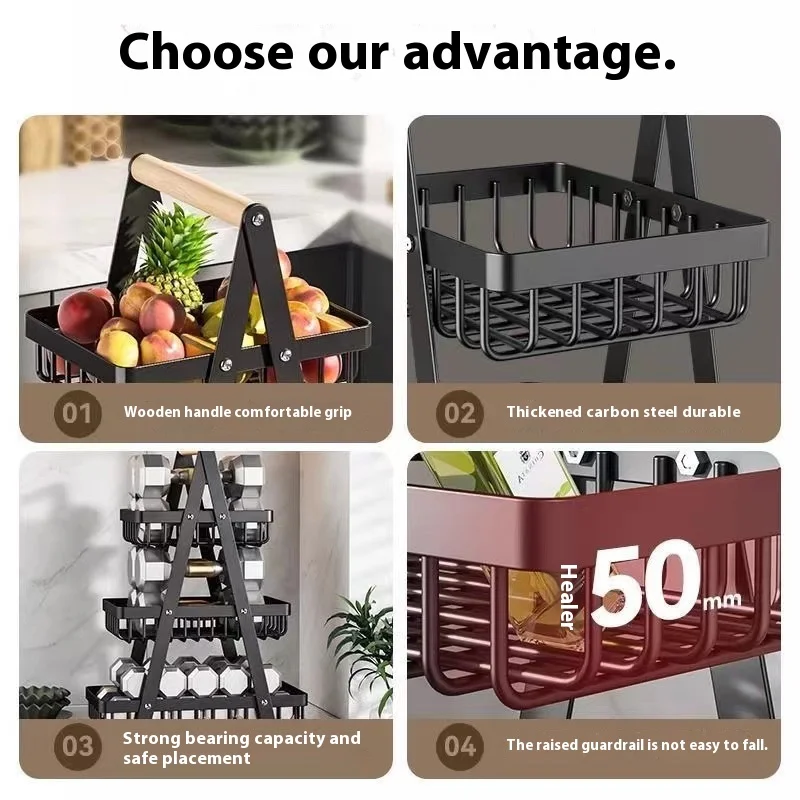 New 2 3 Tiers Countertop Fruit - Compost Bin Countertop incelemesi ve fiyatı