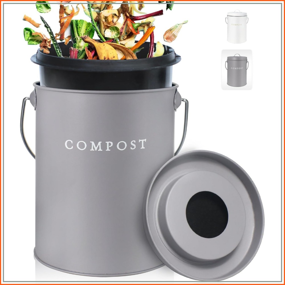 Indoor Compost Bin Kitchen Odo - Compost Bin Countertop incelemesi ve fiyatı