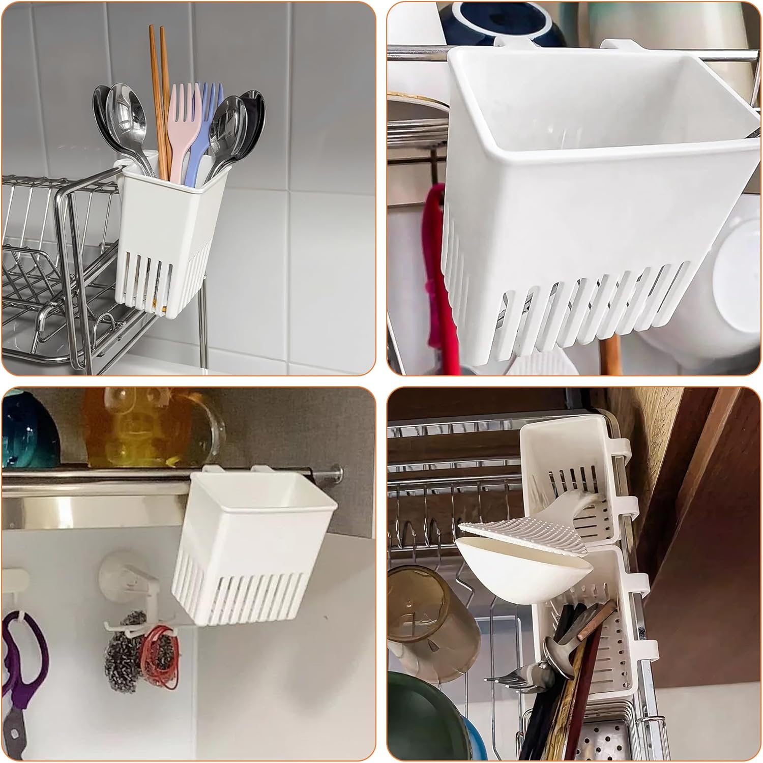 Cutlery Storage Rack with Cup  - Compost Bin Countertop incelemesi ve fiyatı