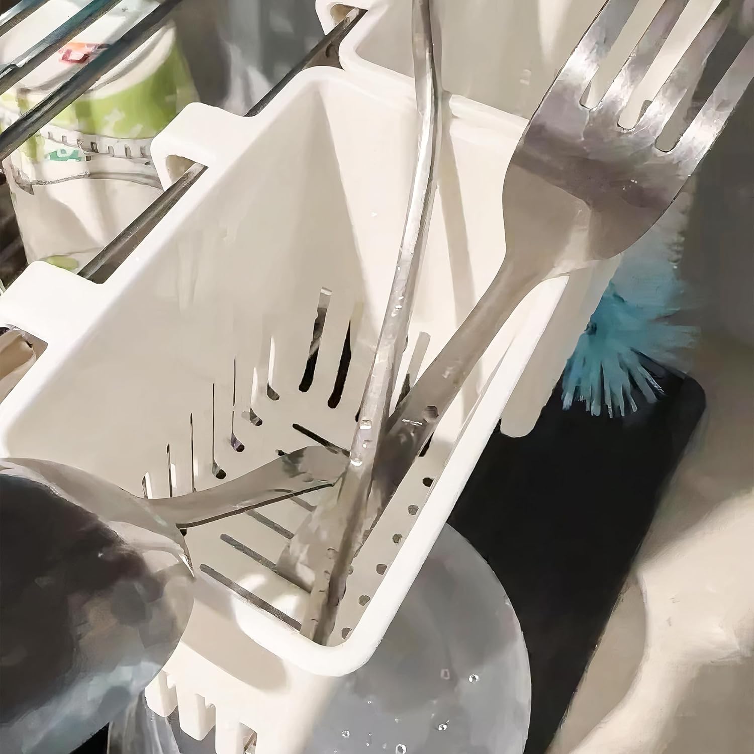 Cutlery Storage Rack with Cup  - Compost Bin Countertop incelemesi ve fiyatı
