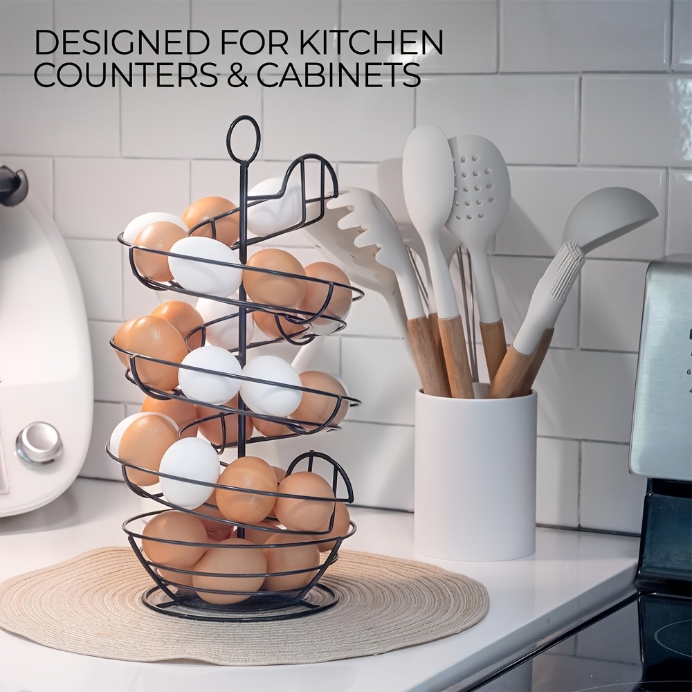 Metal Wire Spiral Egg Holder,  - Compost Bin Countertop incelemesi ve fiyatı