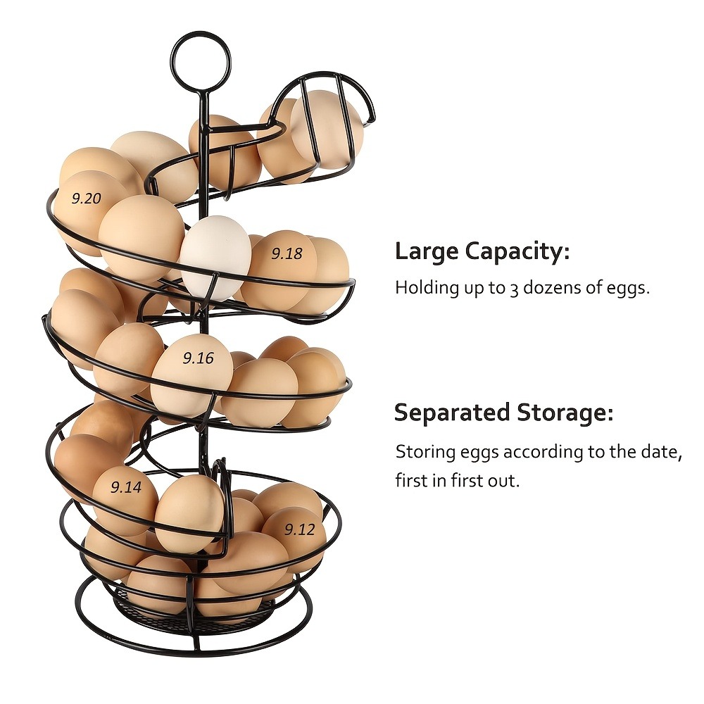 Metal Wire Spiral Egg Holder,  - Compost Bin Countertop incelemesi ve fiyatı