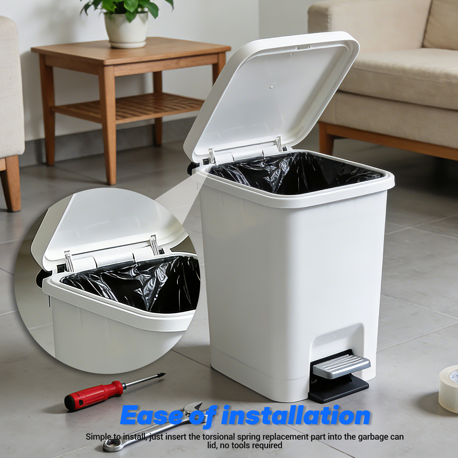 6pcs Soft Close Damper Trash C - Compost Bin Countertop incelemesi ve fiyatı