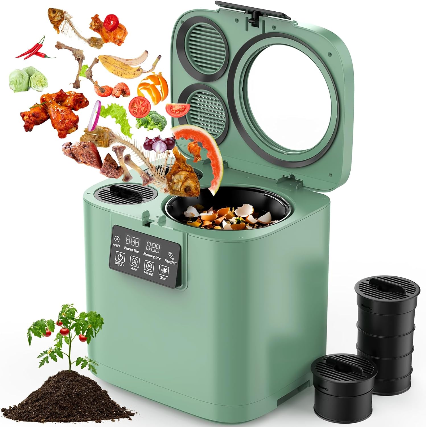 4L Electric Composter for Kitc - Compost Bin Countertop incelemesi ve fiyatı