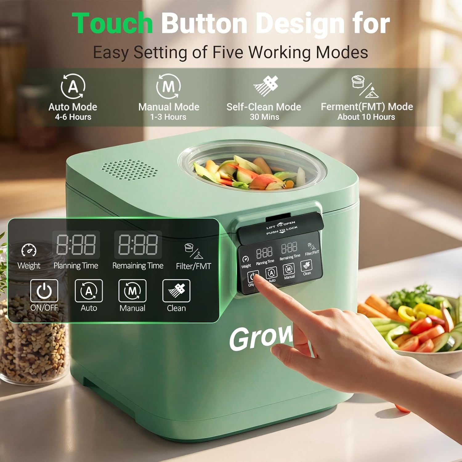 4L Electric Composter for Kitc - Compost Bin Countertop incelemesi ve fiyatı