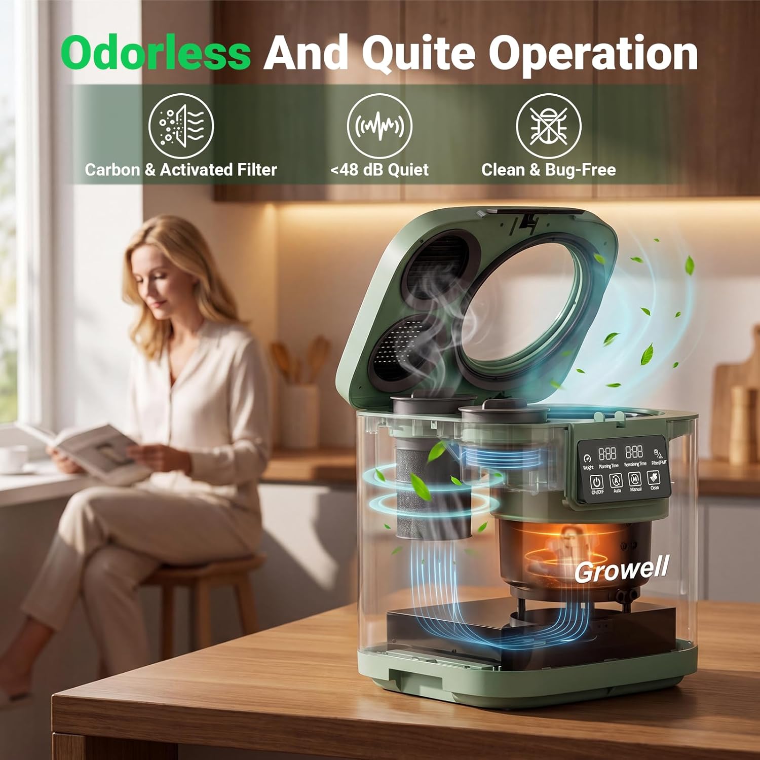 4L Electric Composter for Kitc - Compost Bin Countertop incelemesi ve fiyatı