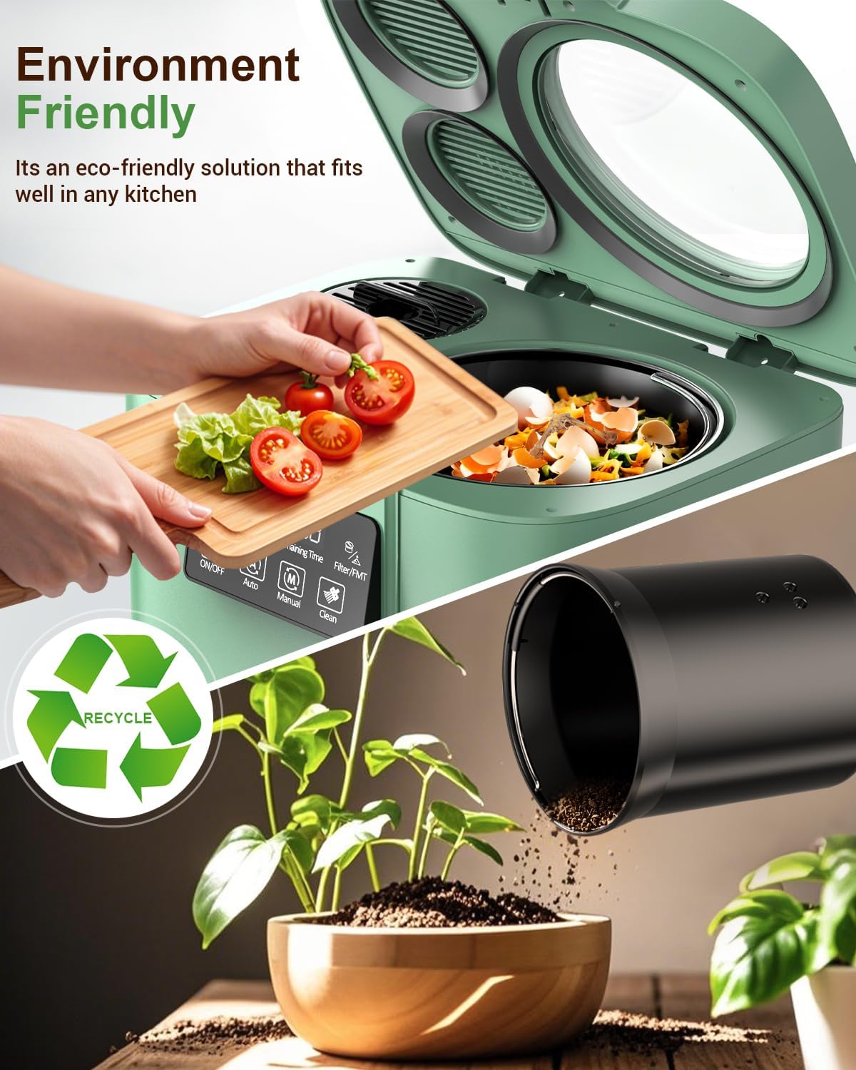4L Electric Composter for Kitc - Compost Bin Countertop incelemesi ve fiyatı